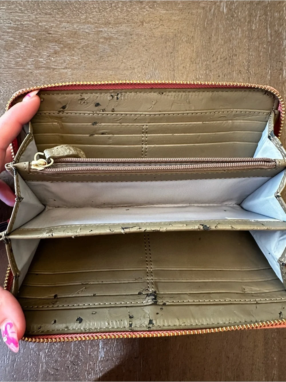 COACH Poppy Continental wallet- LOOK AT ALL PICS